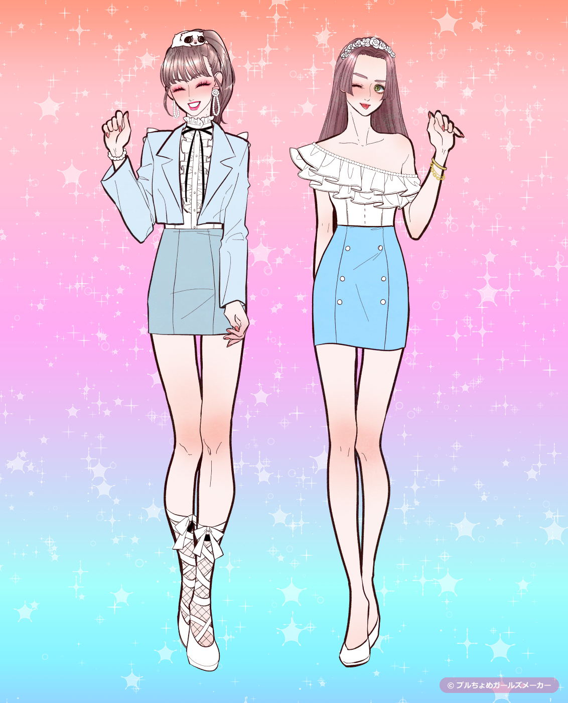 ガールズメーカーで作られた女の子1