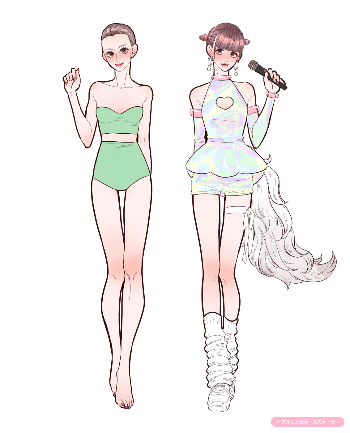 ガールズメーカーで作られた女の子1