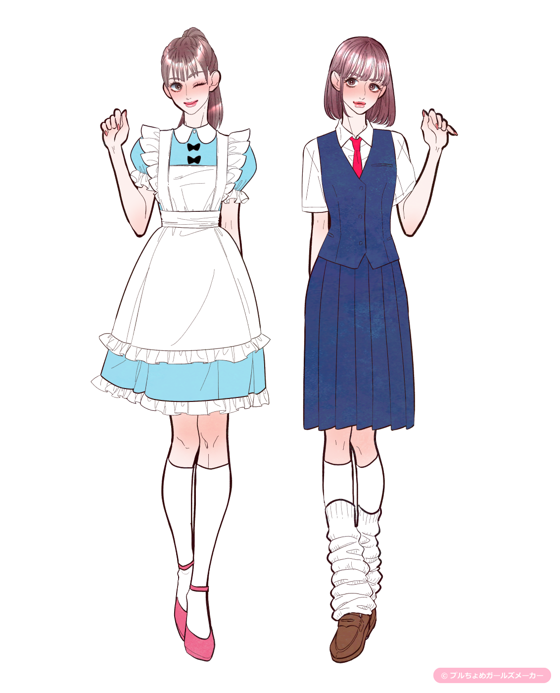 ガールズメーカーで作られた女の子1