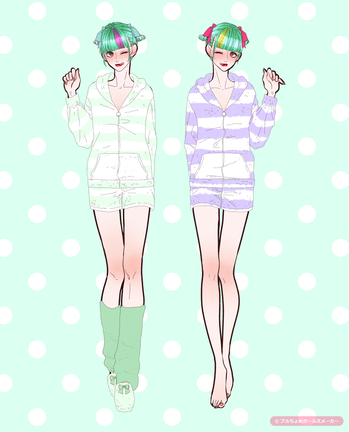 ガールズメーカーで作られた女の子1