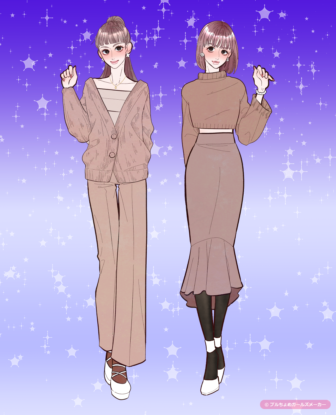 ガールズメーカーで作られた女の子1