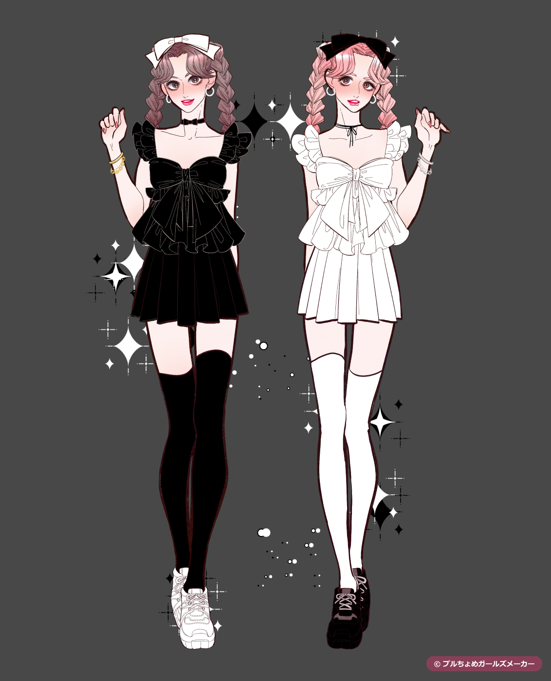 ガールズメーカーで作られた女の子1