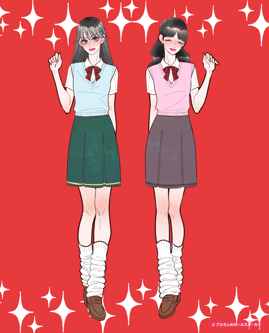 ガールズメーカーで作られた女の子1