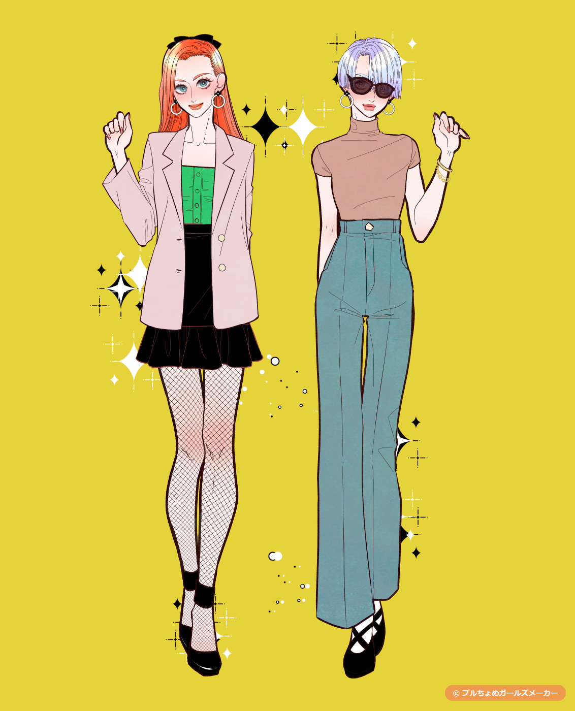 ガールズメーカーで作られた女の子1