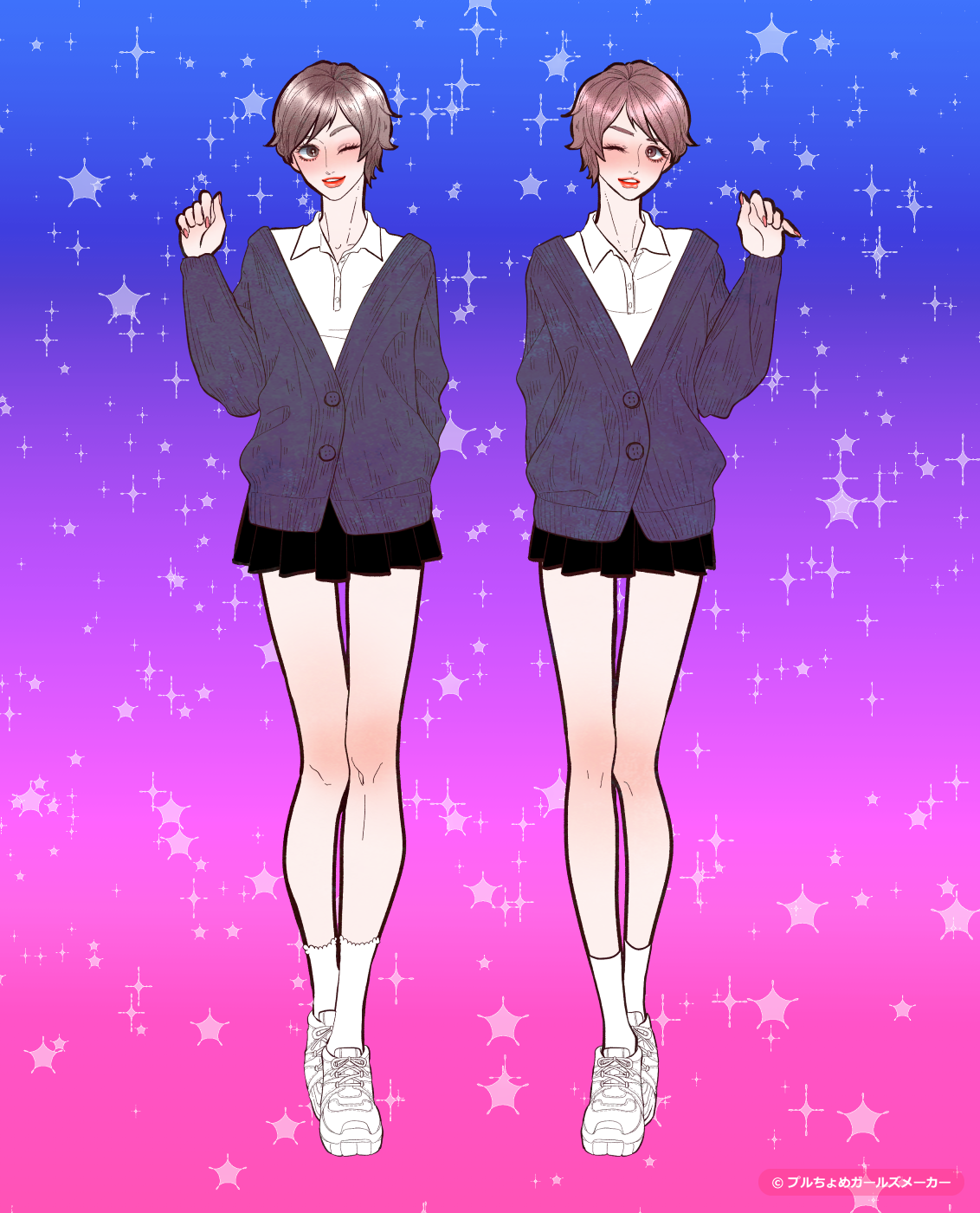 ガールズメーカーで作られた女の子2