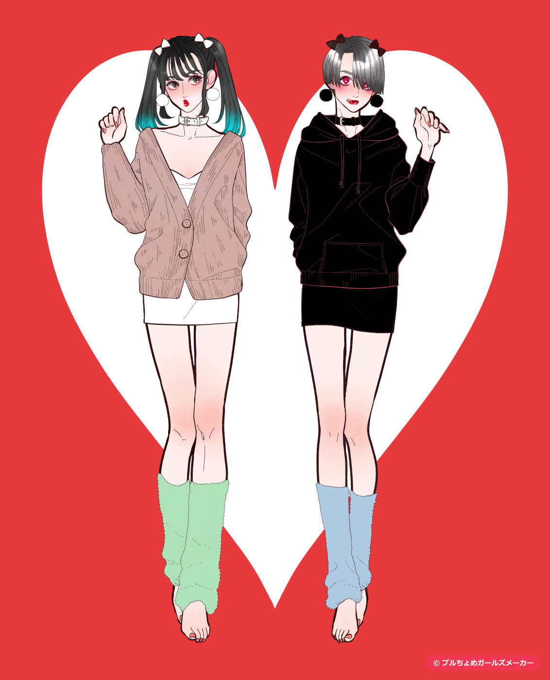 ガールズメーカーで作られた女の子1