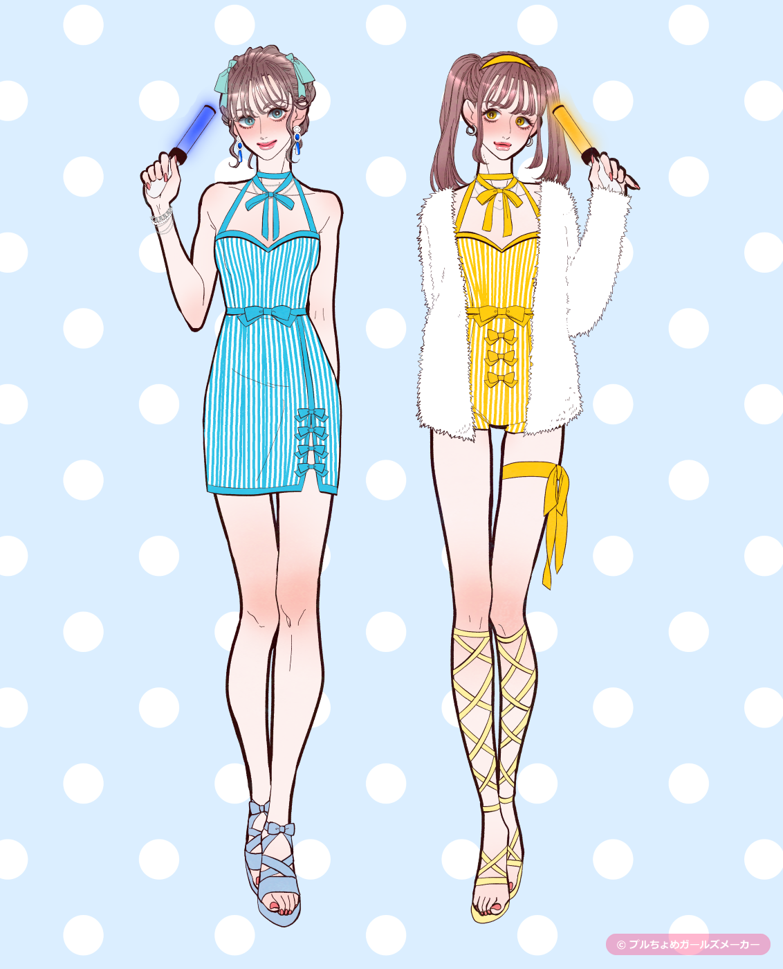 ガールズメーカーで作られた女の子1