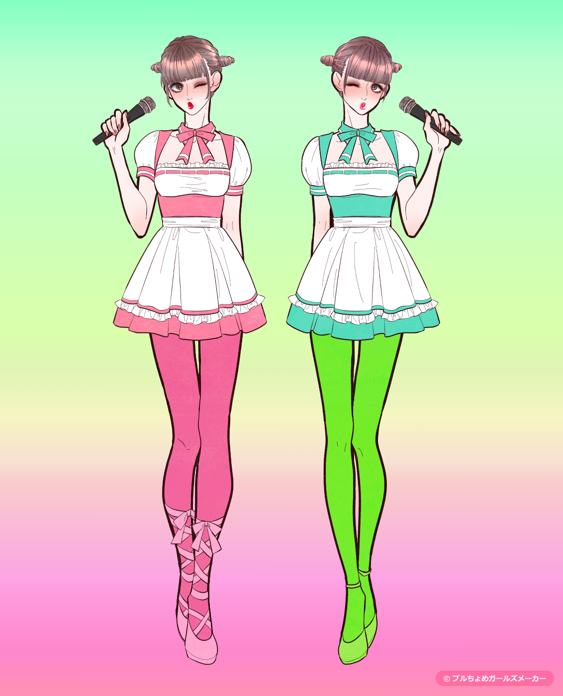 ガールズメーカーで作られた女の子4