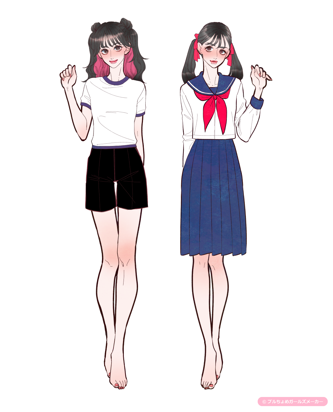 ガールズメーカーで作られた女の子2