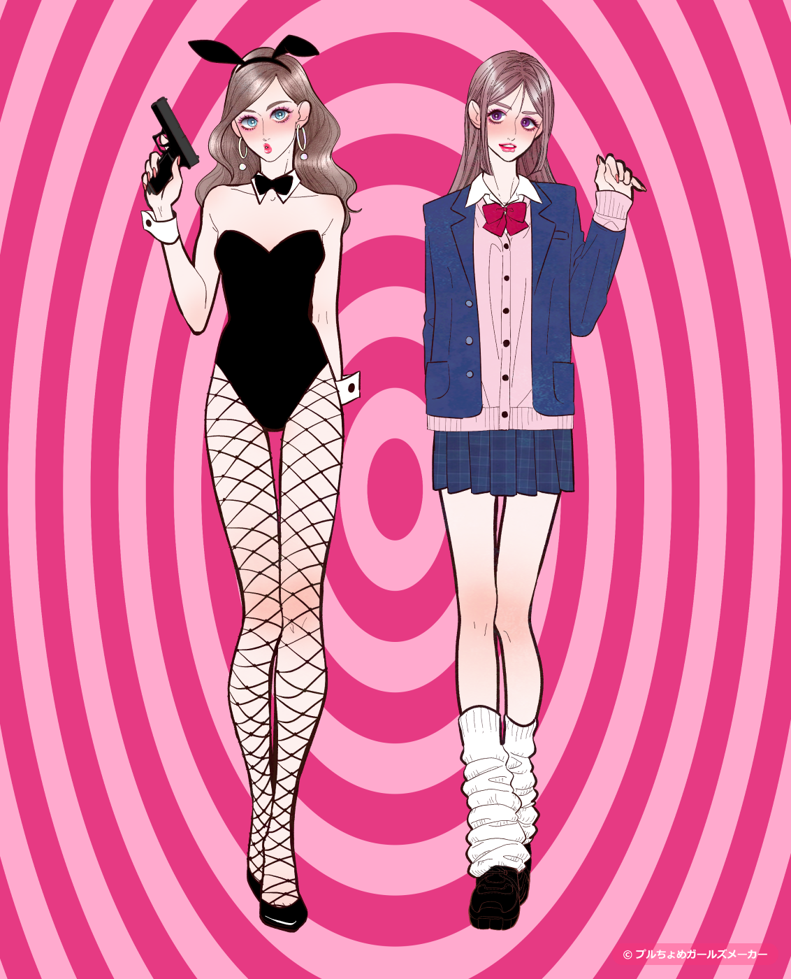 ガールズメーカーで作られた女の子1