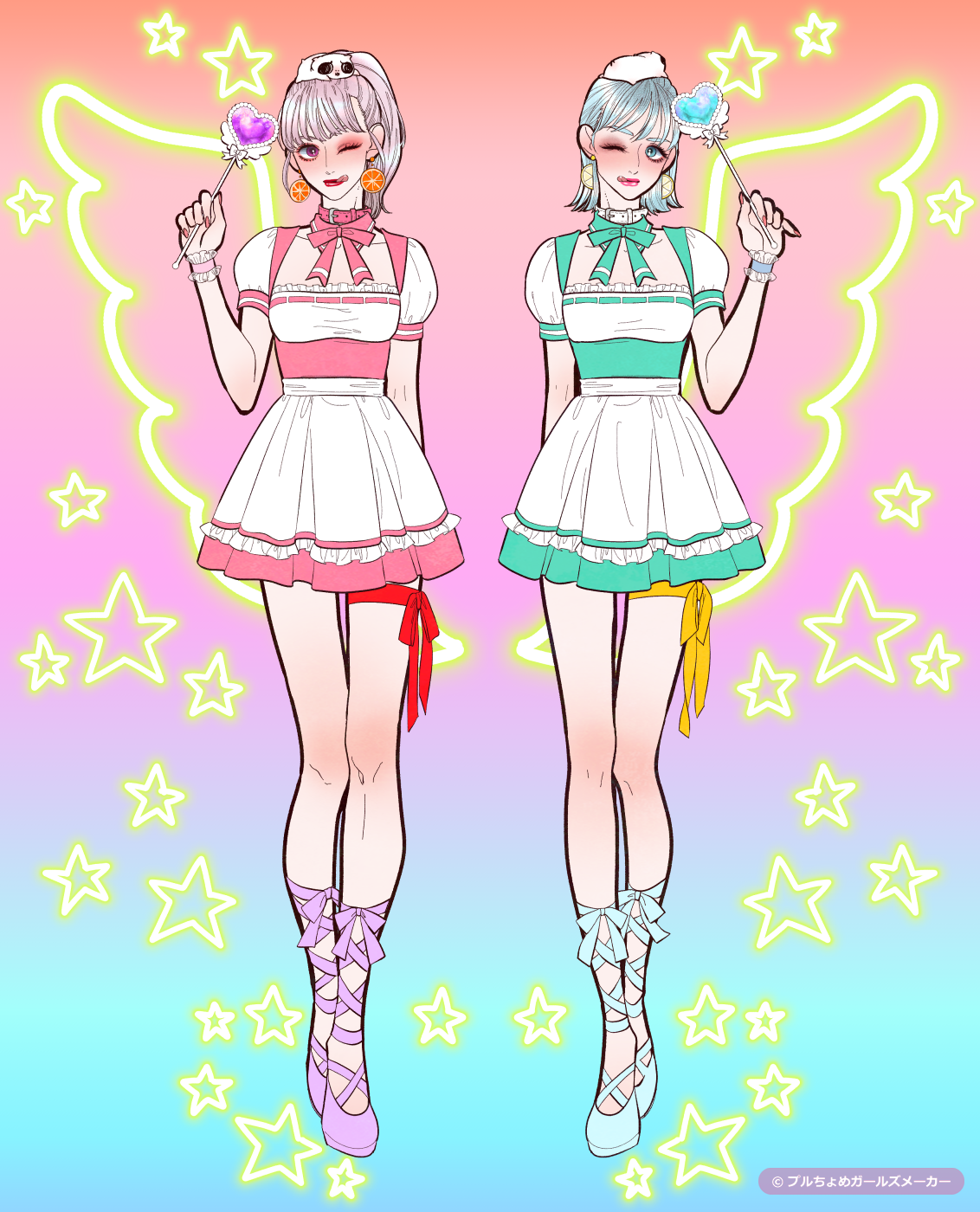 ガールズメーカーで作られた女の子1