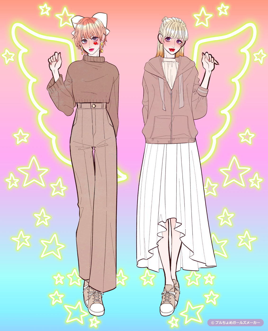 ガールズメーカーで作られた女の子1