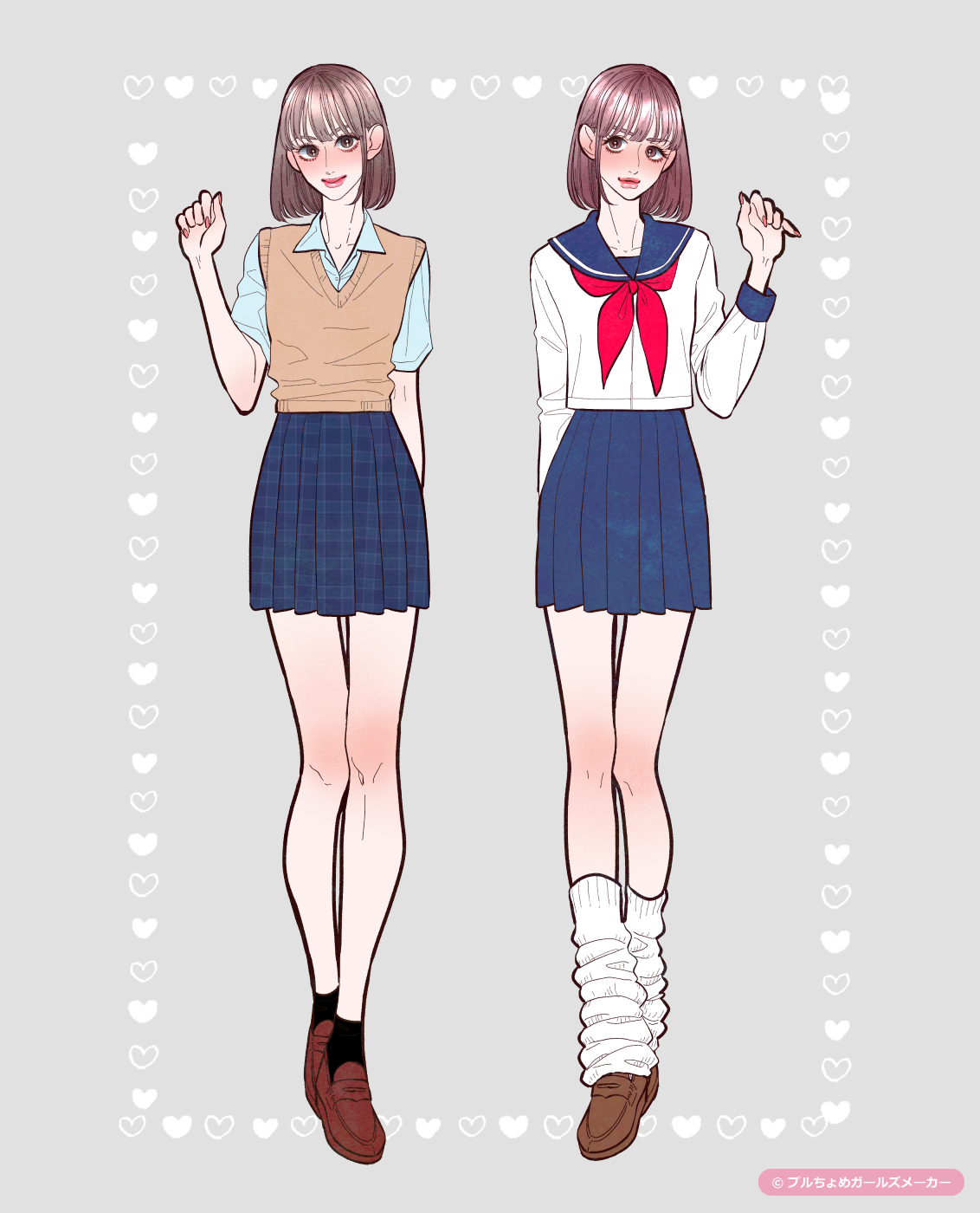 ガールズメーカーで作られた女の子1