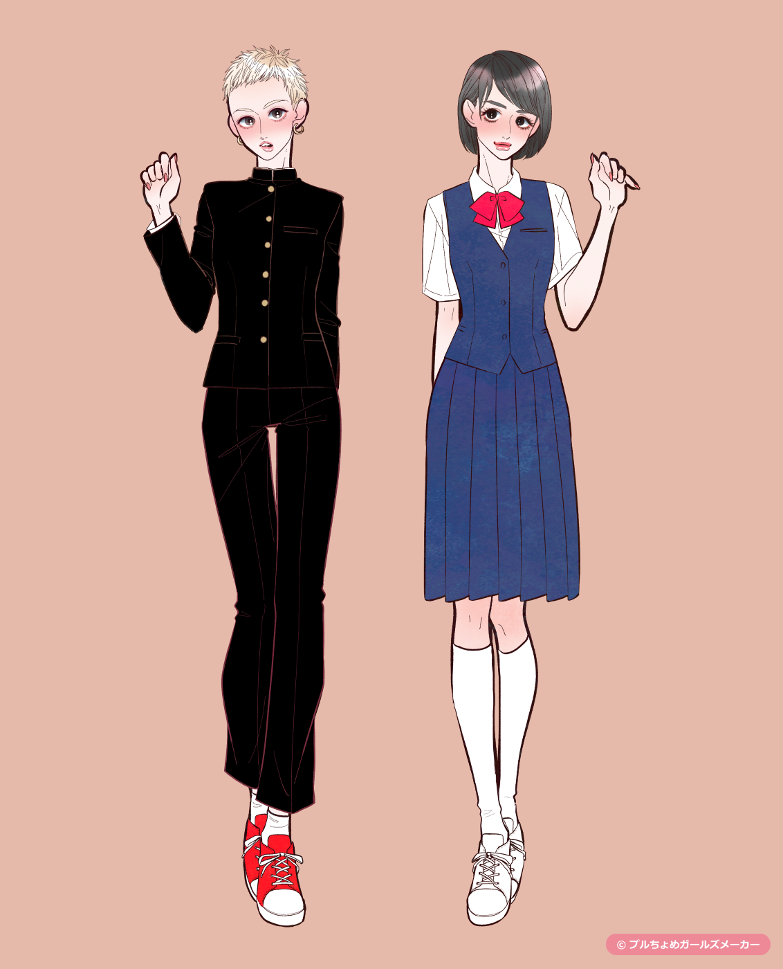 ガールズメーカーで作られた女の子3
