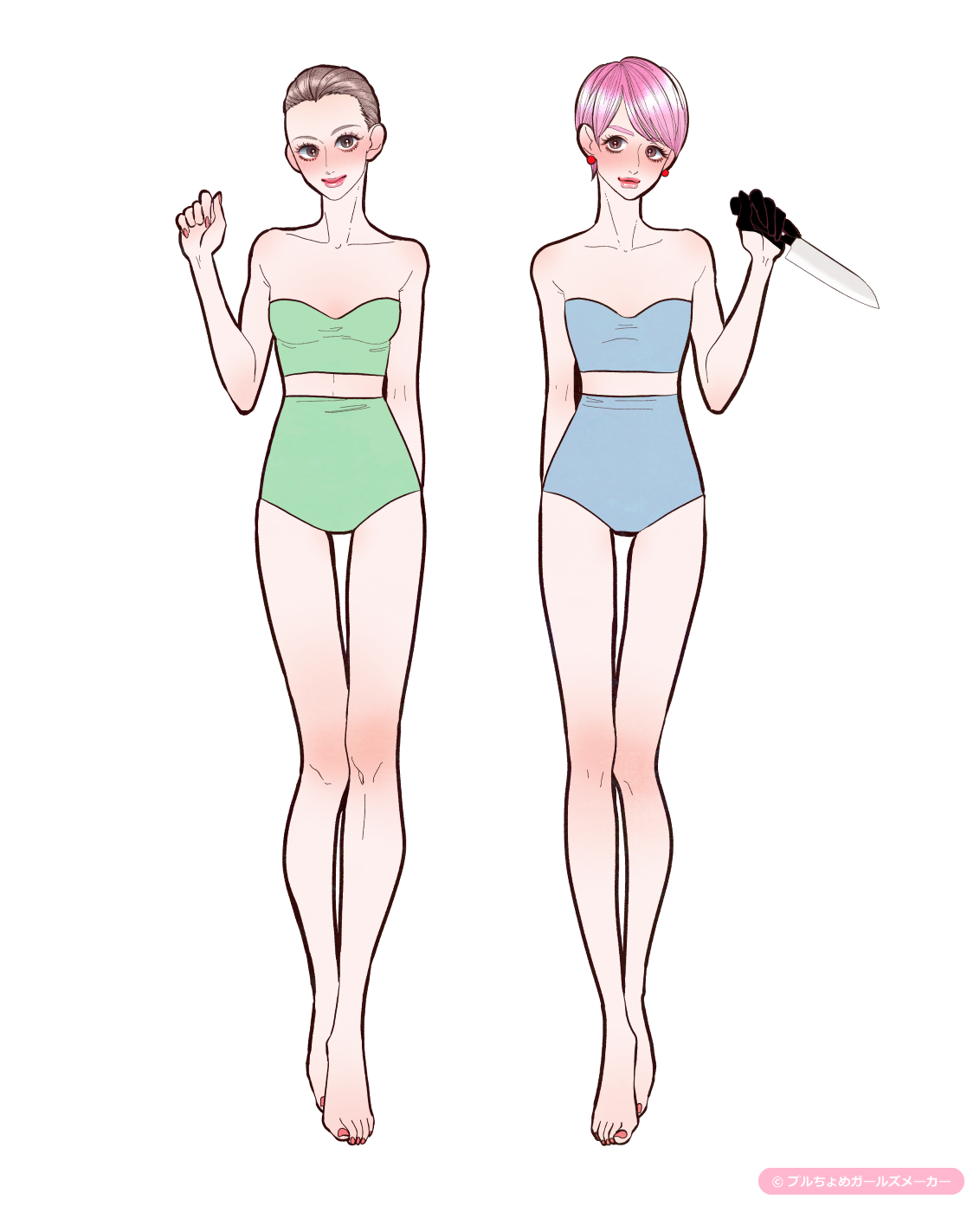 ガールズメーカーで作られた女の子2