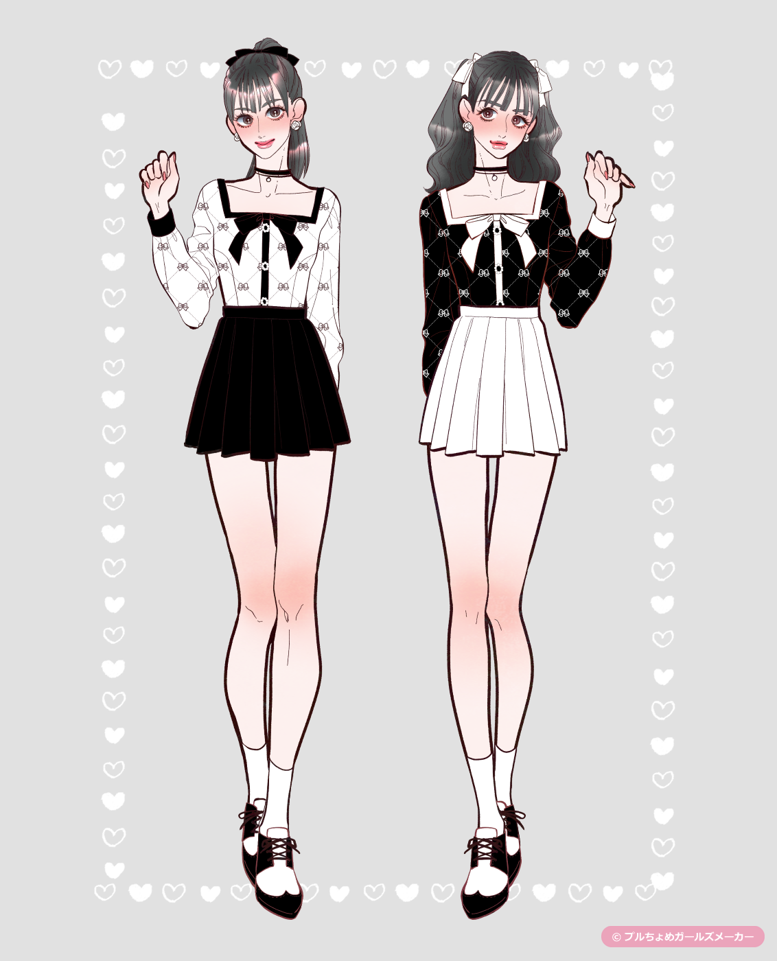 ガールズメーカーで作られた女の子1