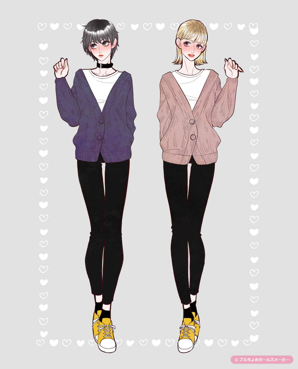 ガールズメーカーで作られた女の子1