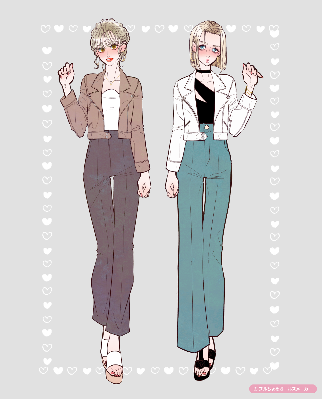 ガールズメーカーで作られた女の子1