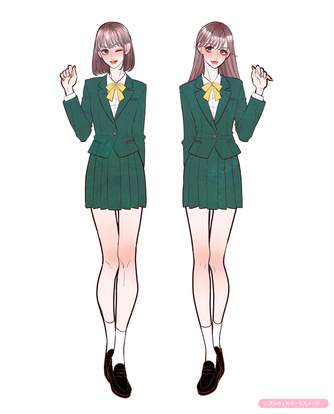 ガールズメーカーで作られた女の子1