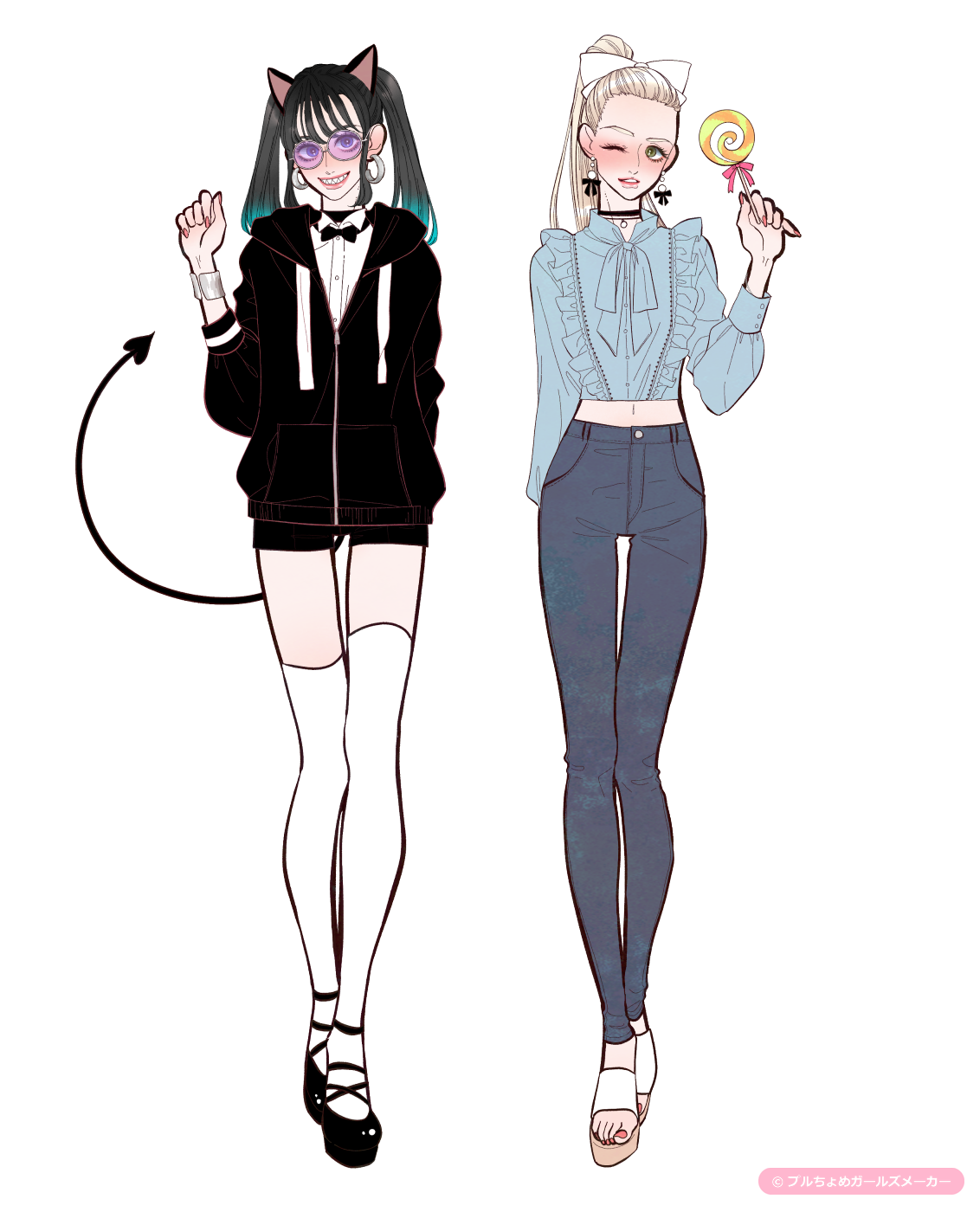ガールズメーカーで作られた女の子2