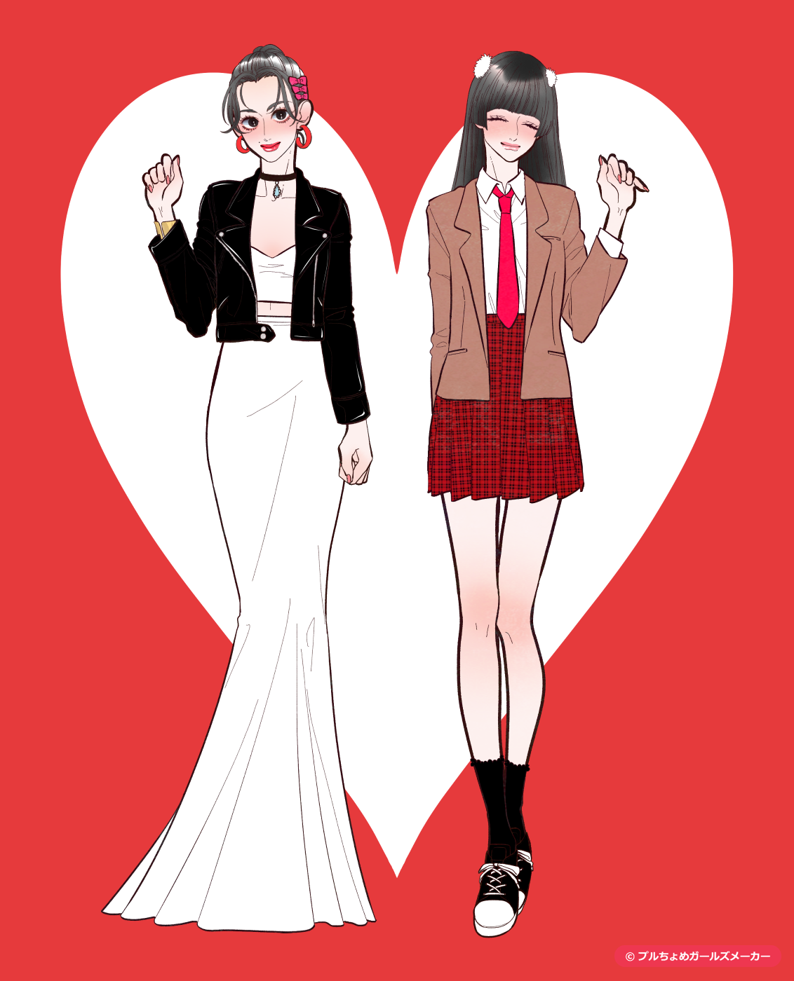 ガールズメーカーで作られた女の子1