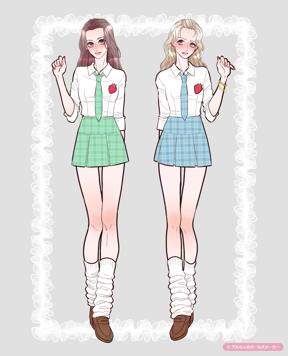 ガールズメーカーで作られた女の子1