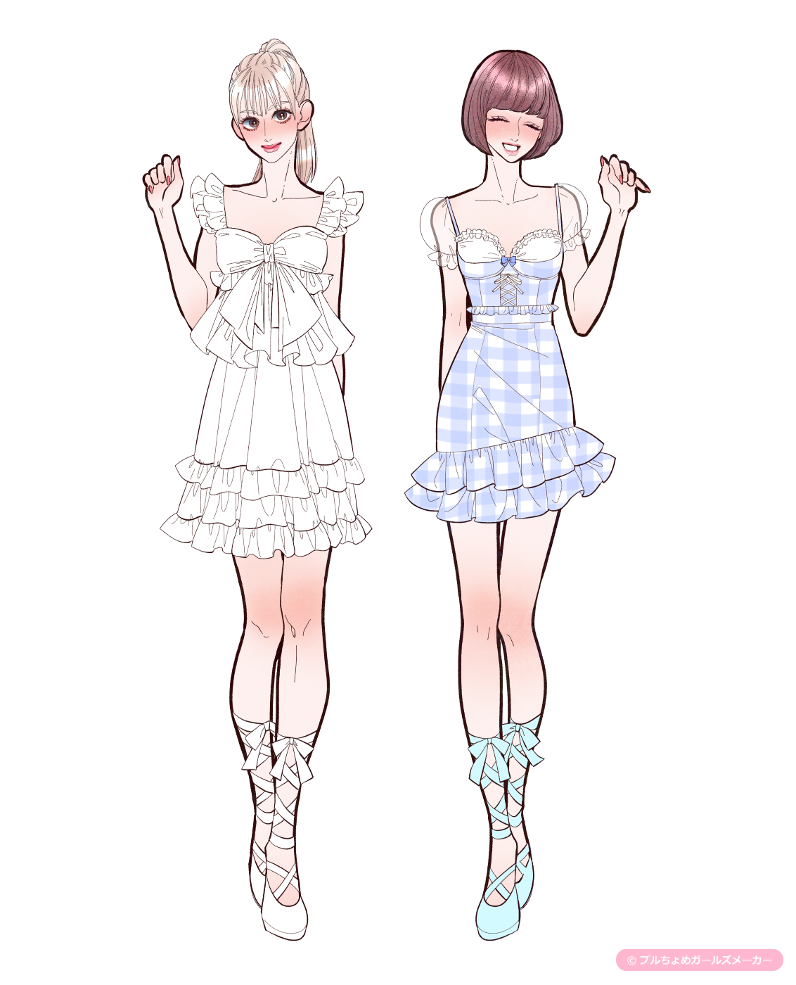 ガールズメーカーで作られた女の子1
