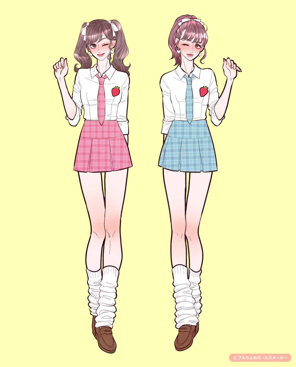 ガールズメーカーで作られた女の子1
