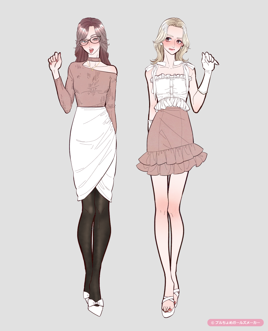 ガールズメーカーで作られた女の子1