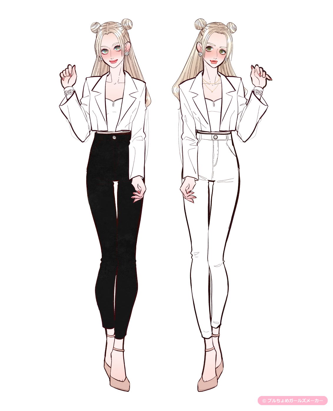 ガールズメーカーで作られた女の子1