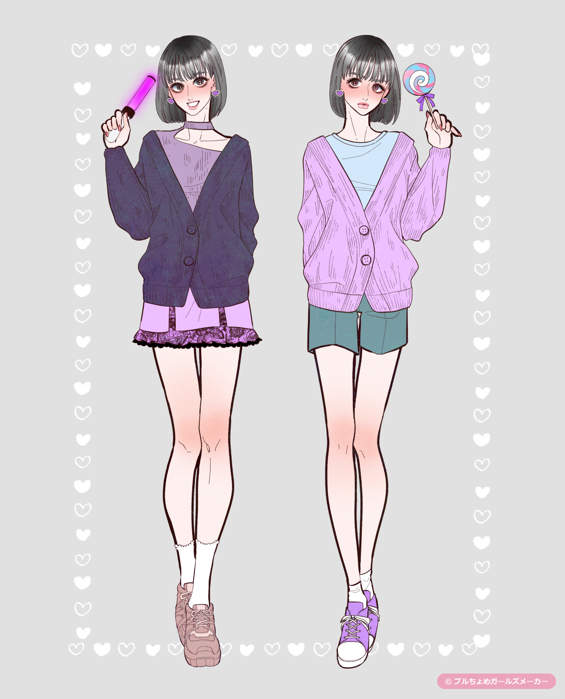 ガールズメーカーで作られた女の子1