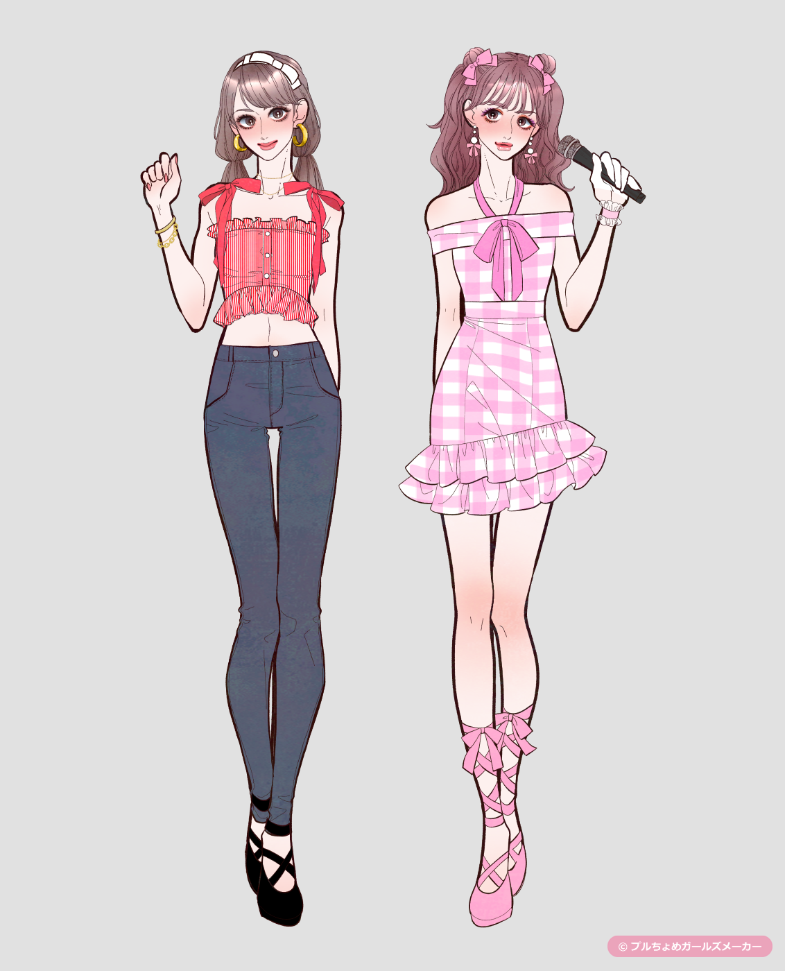 ガールズメーカーで作られた女の子1