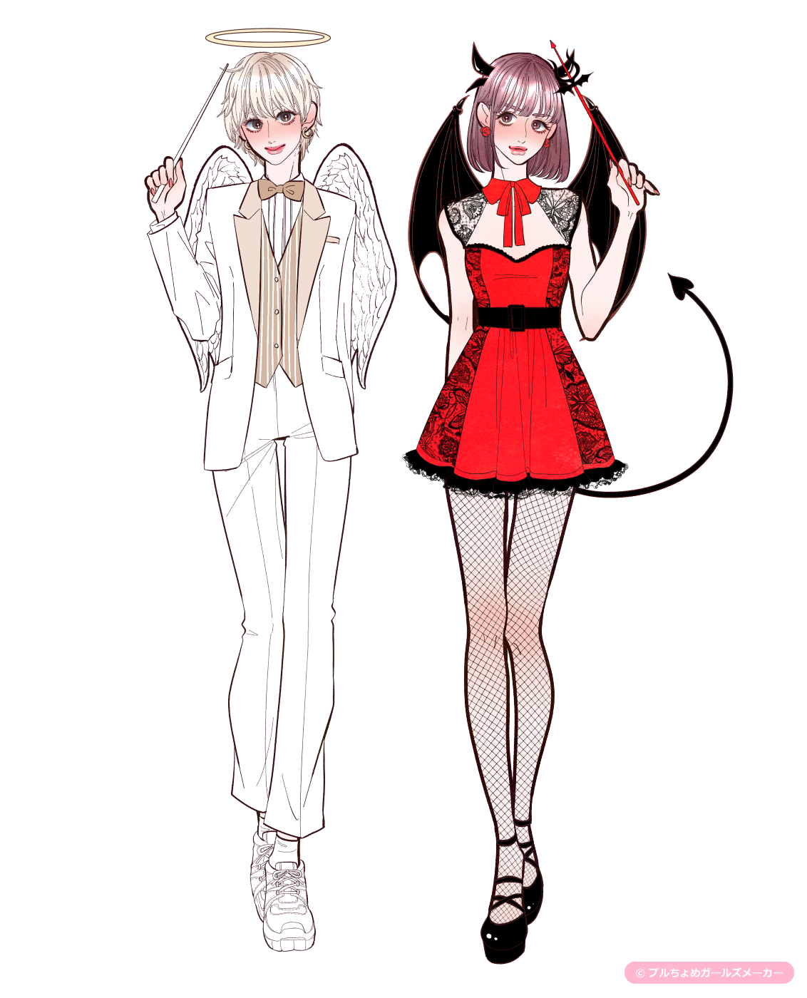 ガールズメーカーで作られた女の子1