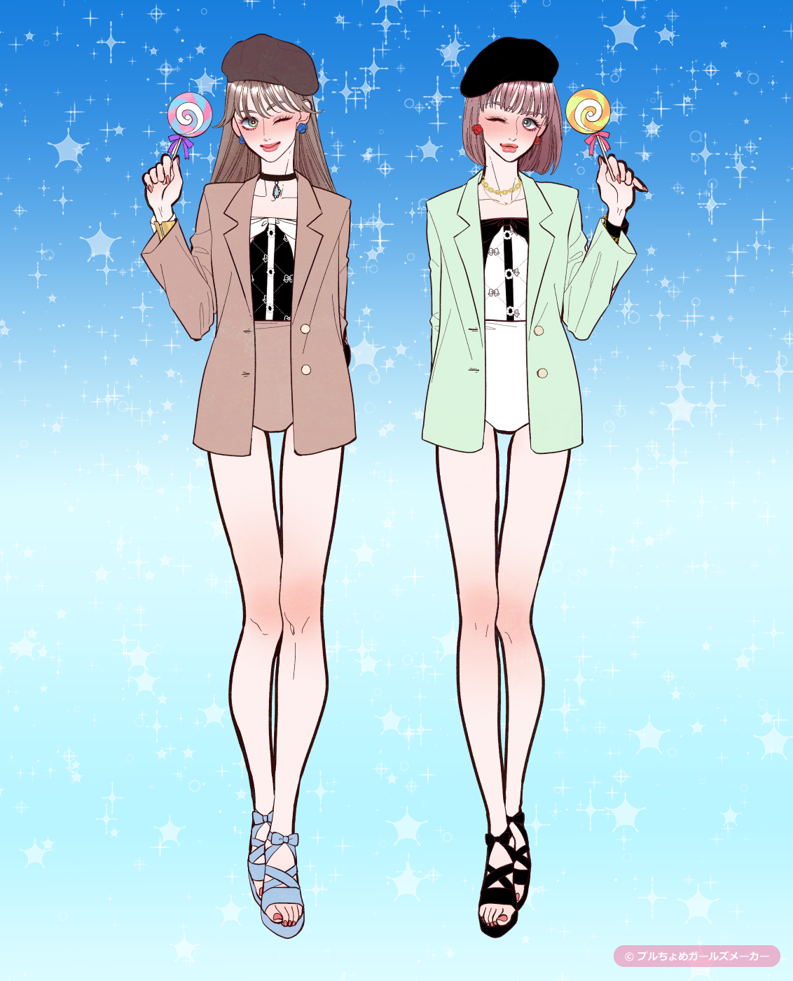 ガールズメーカーで作られた女の子2