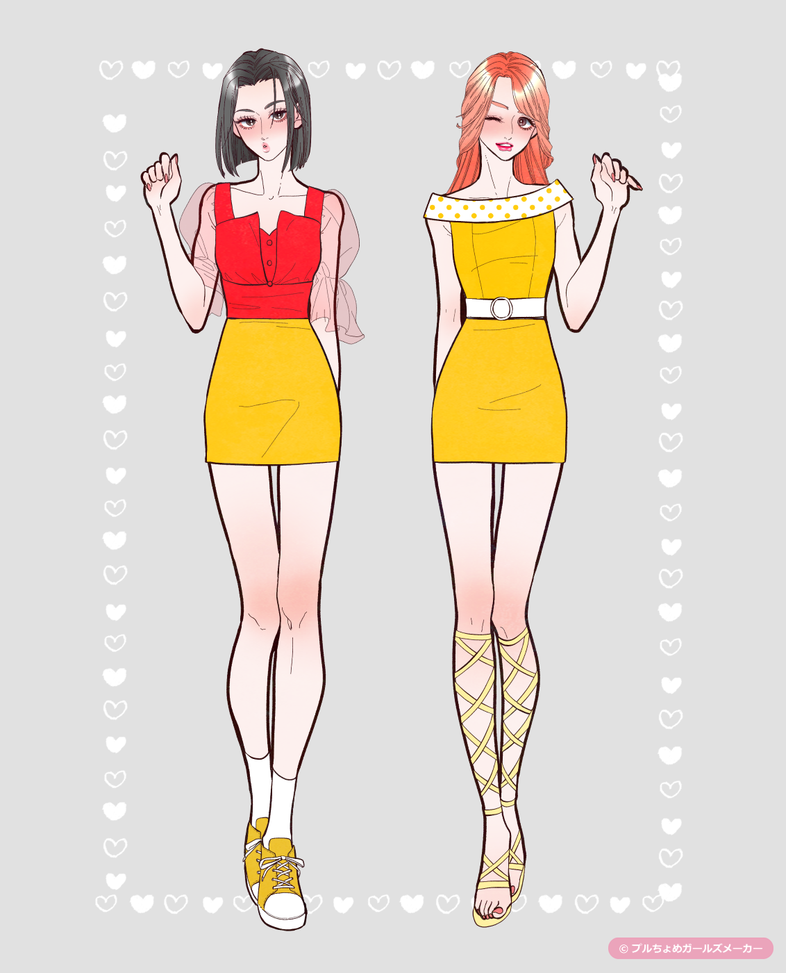 ガールズメーカーで作られた女の子1