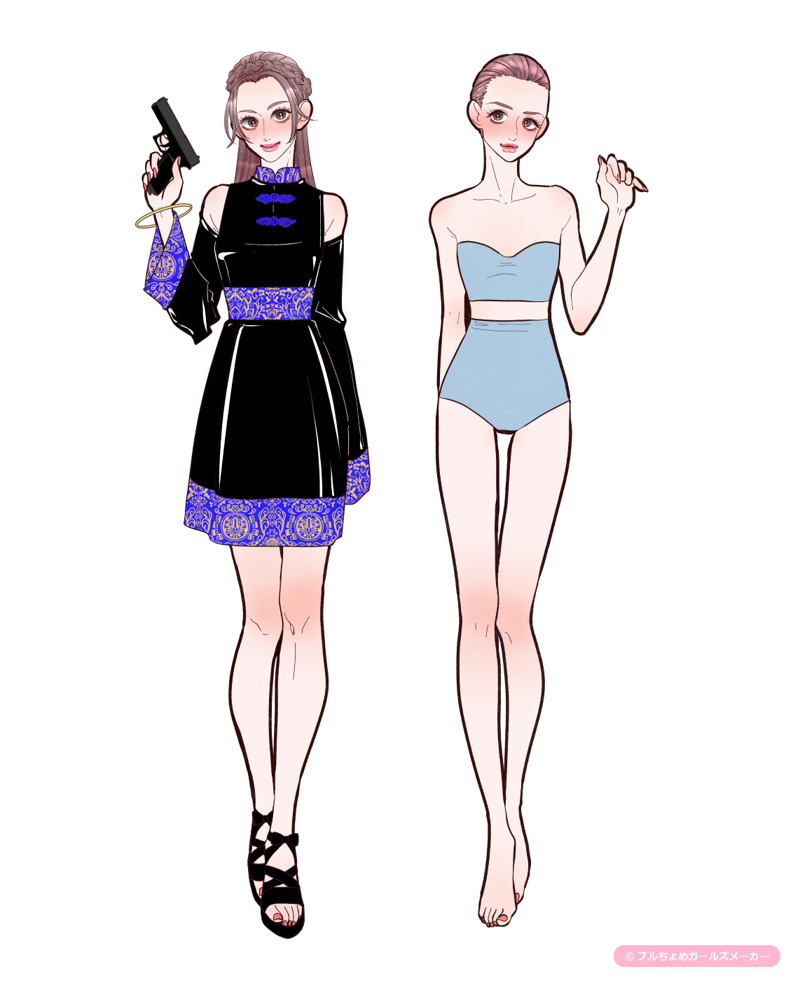 ガールズメーカーで作られた女の子3