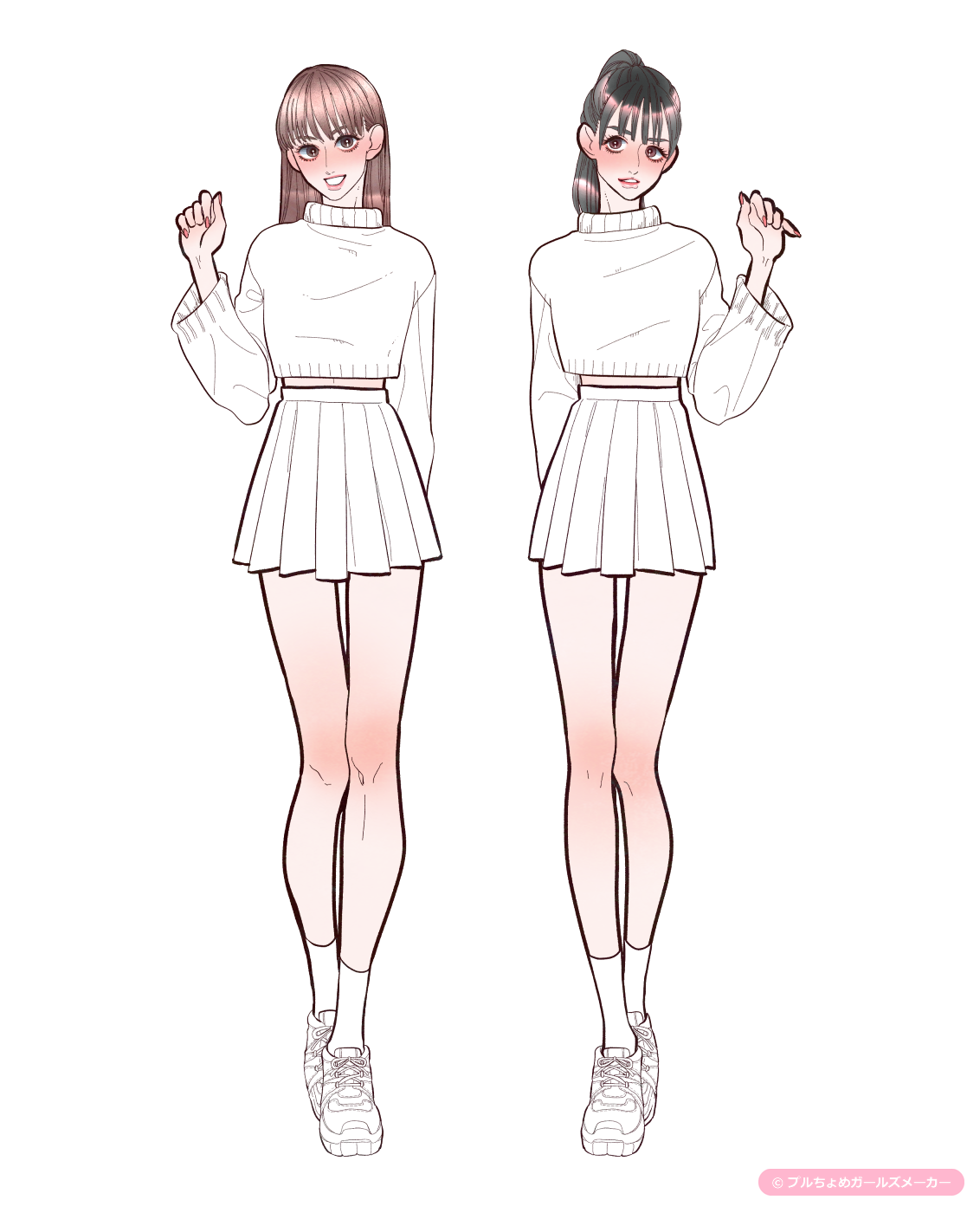 ガールズメーカーで作られた女の子1