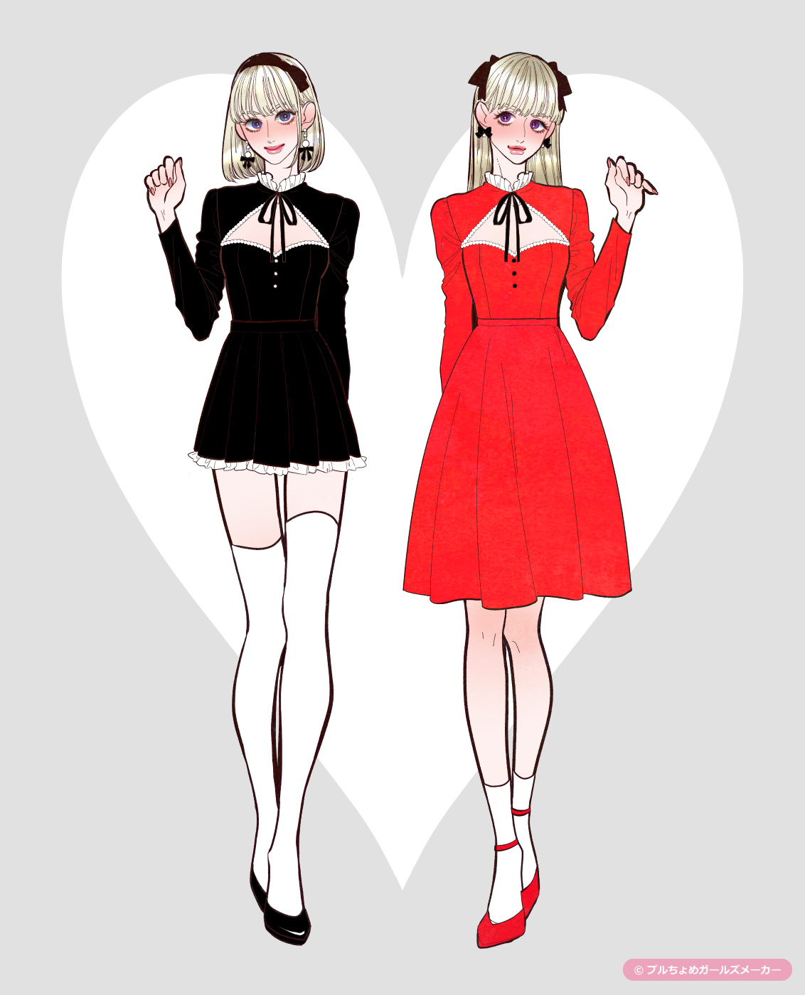 ガールズメーカーで作られた女の子1