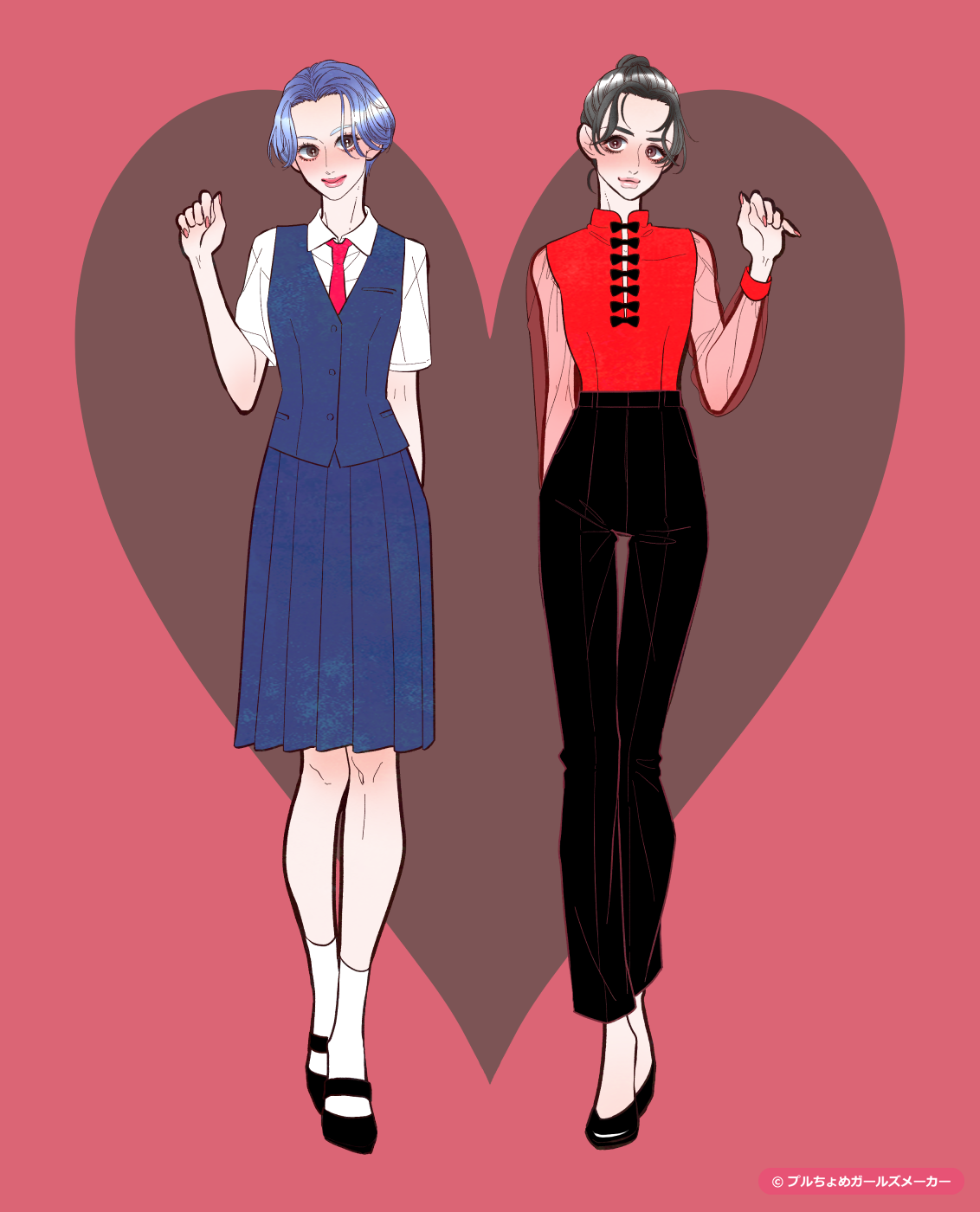 ガールズメーカーで作られた女の子4