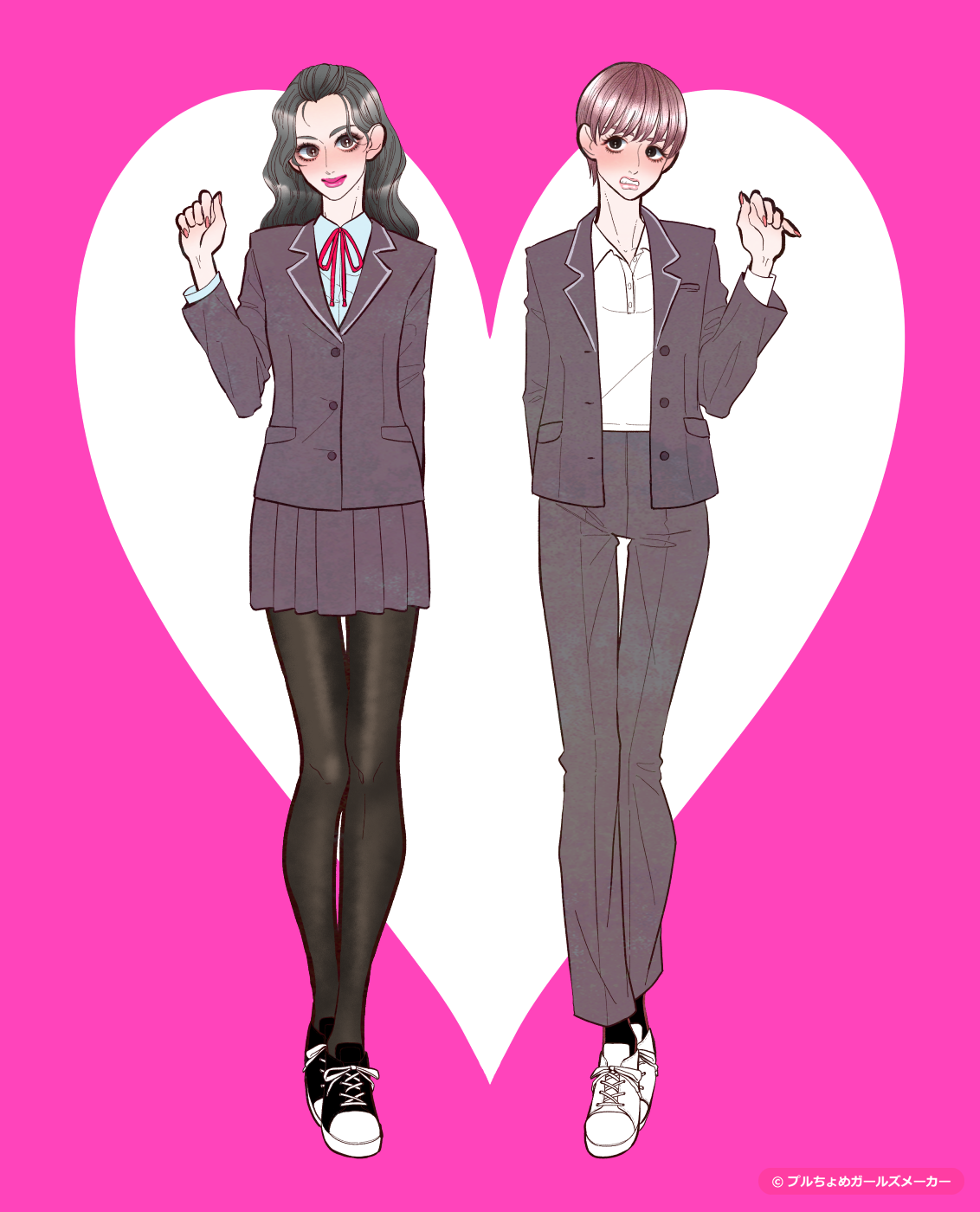 ガールズメーカーで作られた女の子1