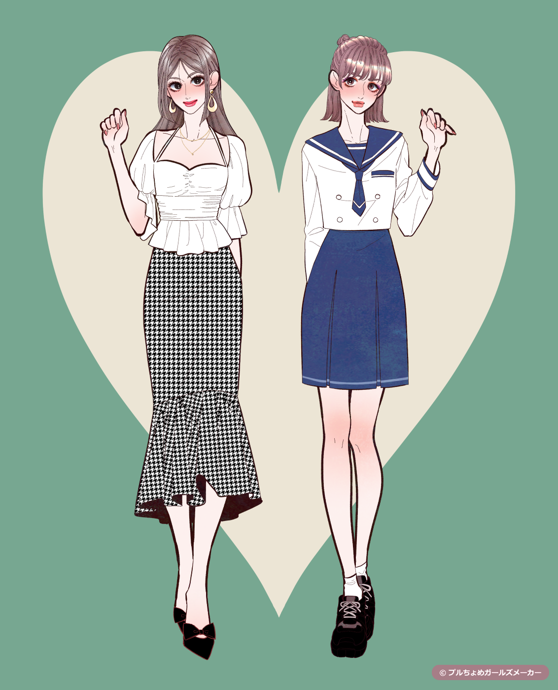 ガールズメーカーで作られた女の子10