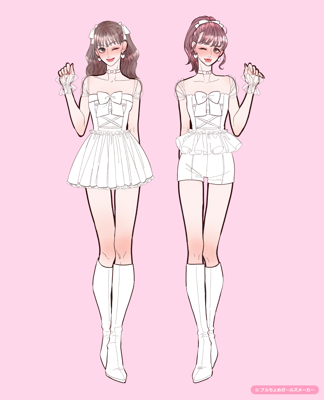 ガールズメーカーで作られた女の子2