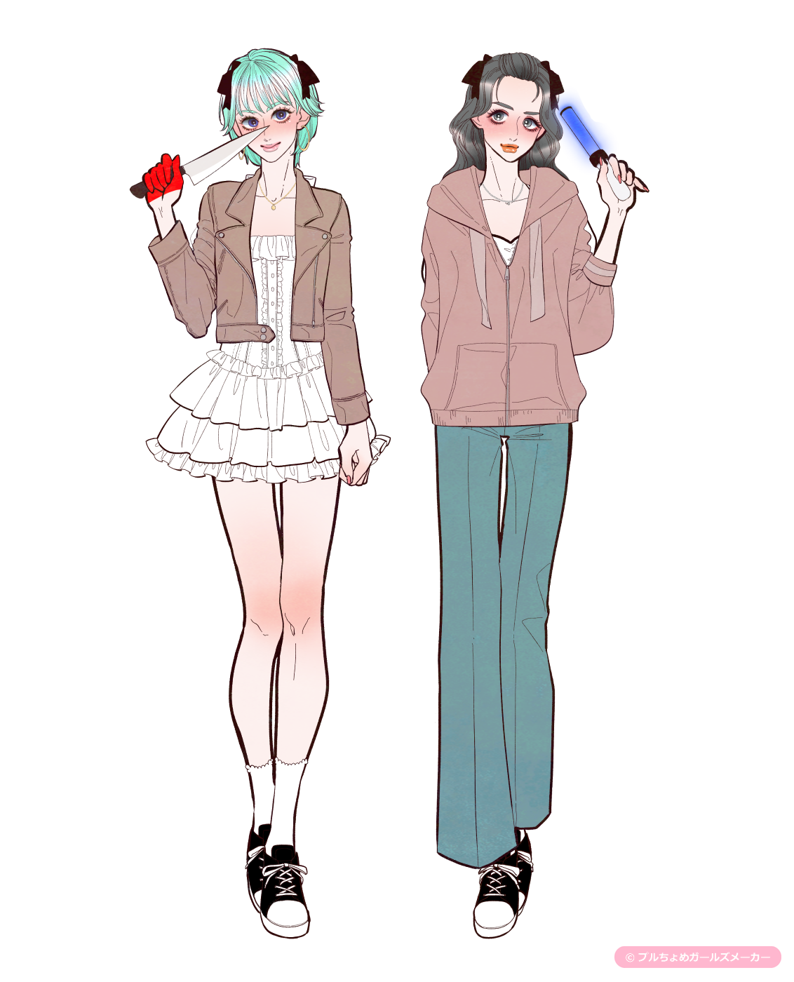 ガールズメーカーで作られた女の子1