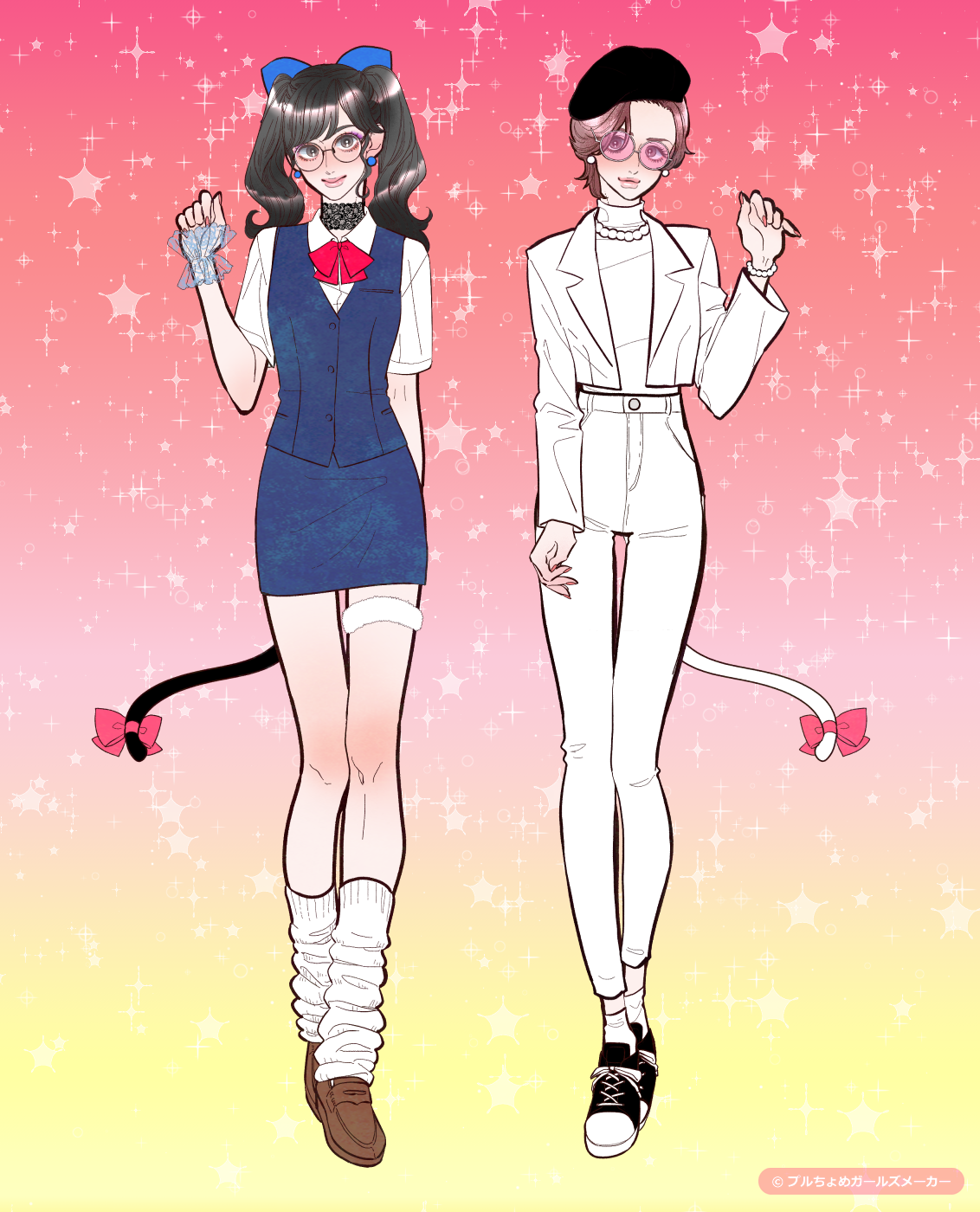 ガールズメーカーで作られた女の子1