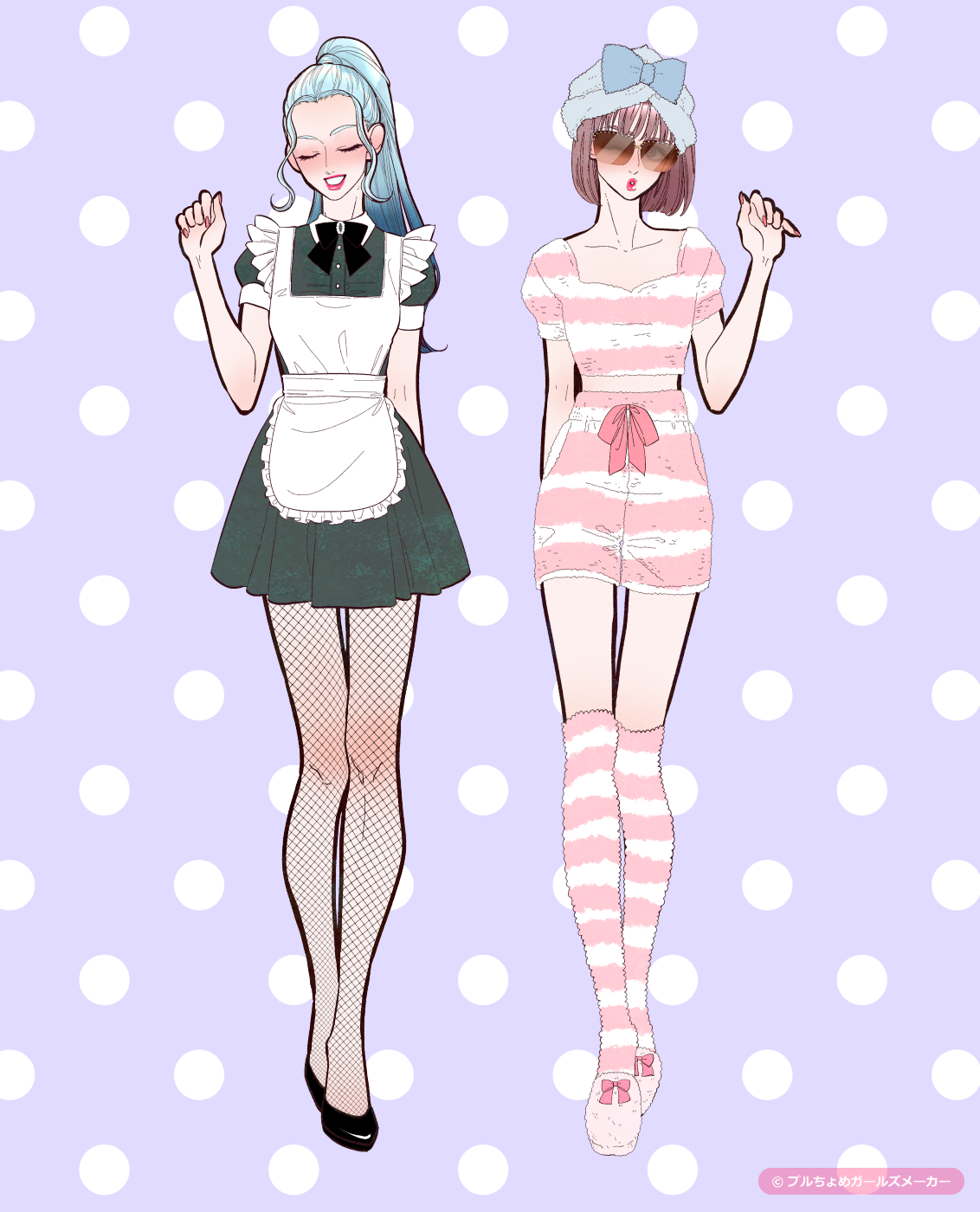ガールズメーカーで作られた女の子1