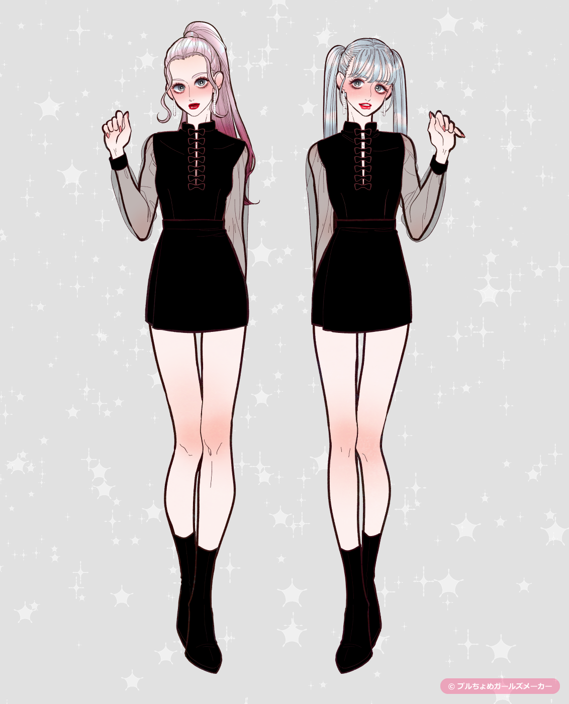 ガールズメーカーで作られた女の子1