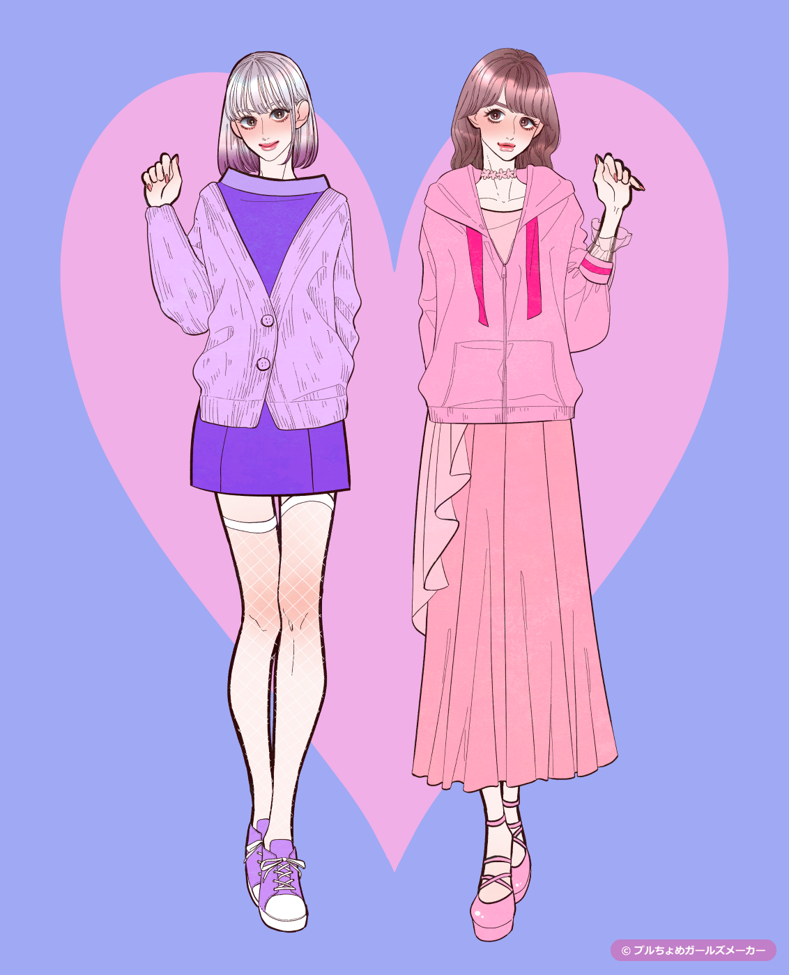 ガールズメーカーで作られた女の子1