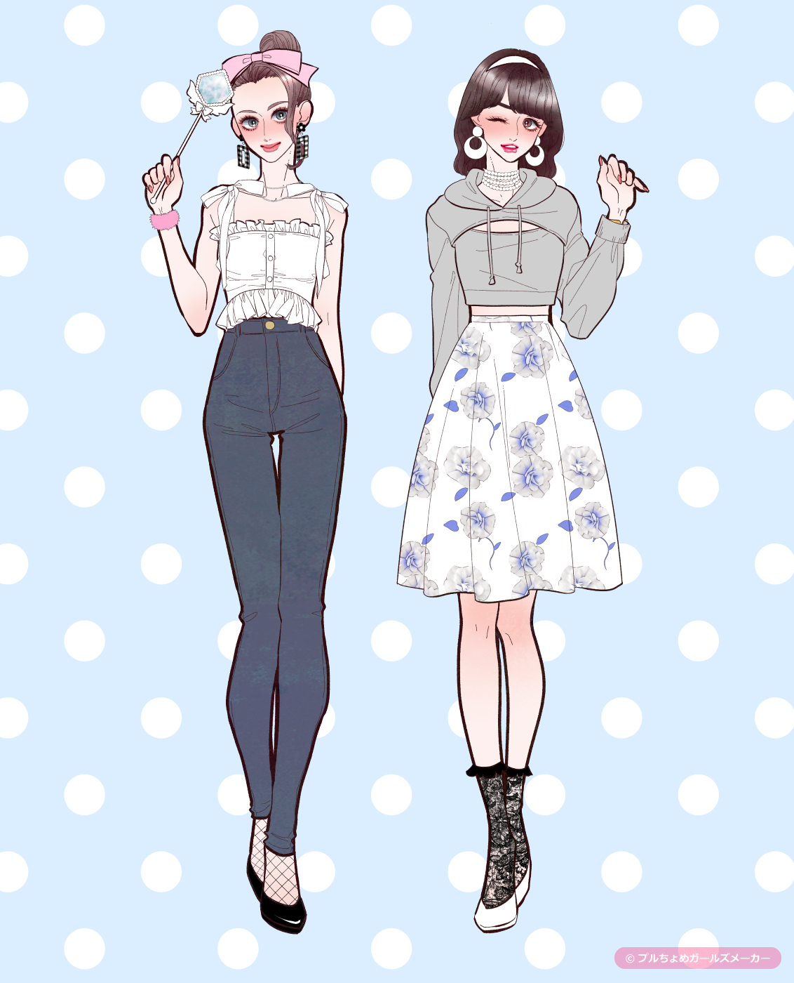 ガールズメーカーで作られた女の子1