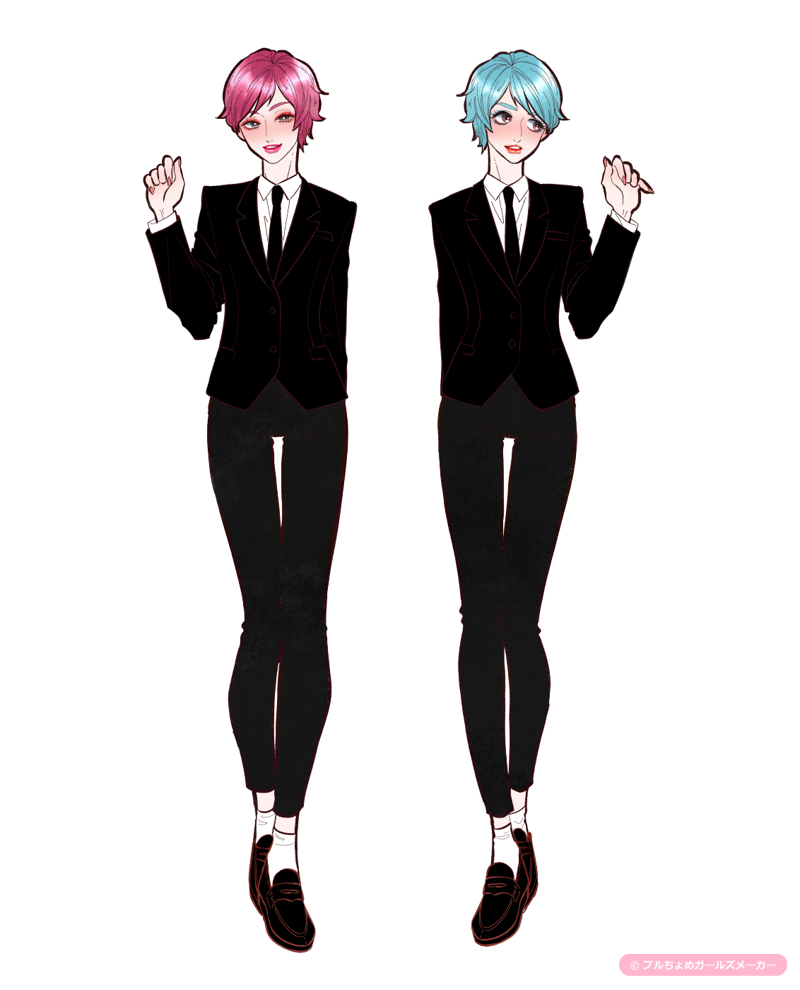 ガールズメーカーで作られた女の子1