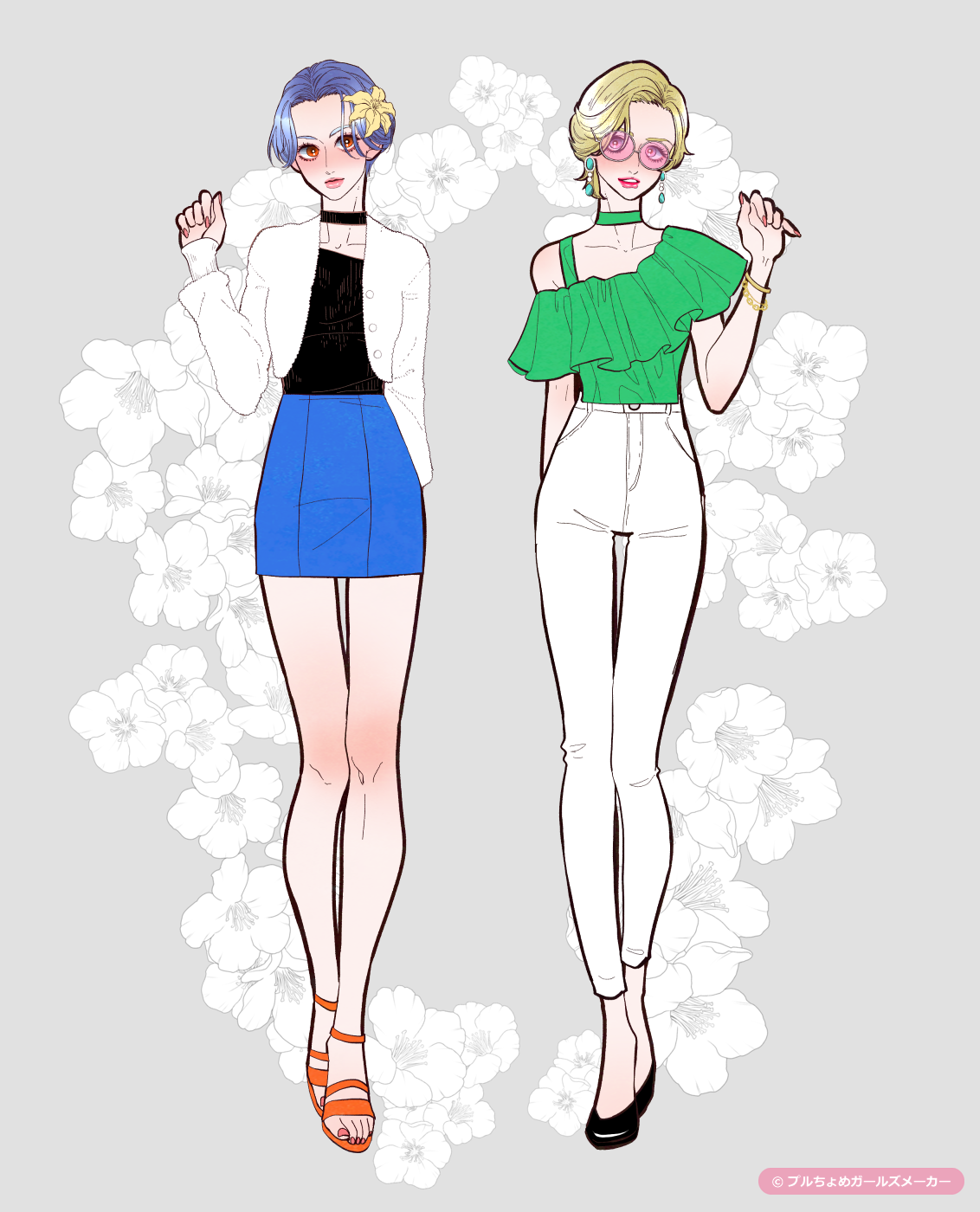 ガールズメーカーで作られた女の子1